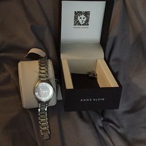 NWT Anne Klein silver women’s watch